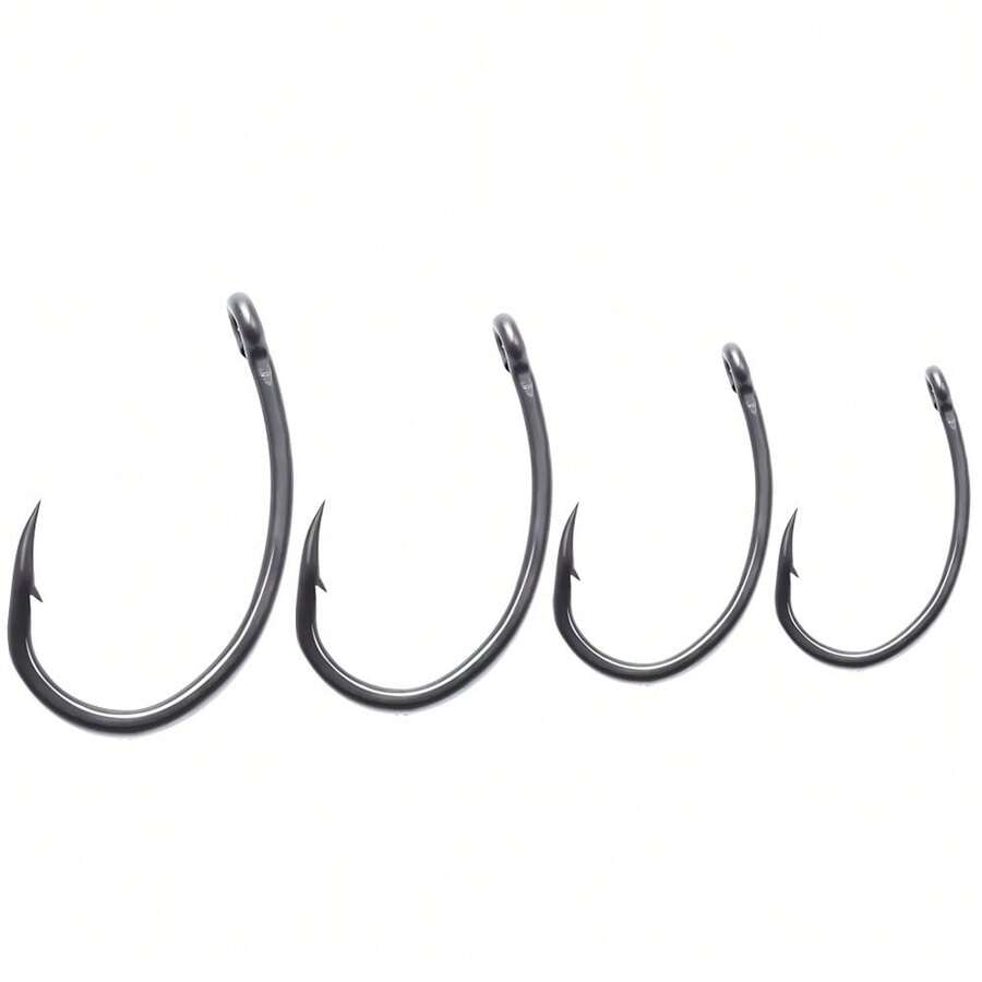 10pcs Carp Fishing Hooks Barbed Hooks Carp Beak Hook Teflon Coating