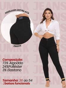 Women Jeans - Rửa trung bình - Xem 5
