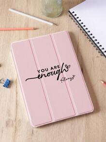 1 szt. Etui ochronne na tablet z wzorem angielskiego słowa, kompatybilne z iPadem 10,2", iPadem Pro 11" 2021/2020/10. generacji/Mini4/5/6, Samsung Galaxy Tab A8 10,5" 2022, Matepad 10,4/Tab, ze slotem na ołówek, obsługa automatycznego uśpienia/wybudzenia