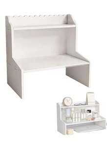 Organizador Escritorio Multiusos de Alta Capacidad para Escritorio, Portalápices para Oficina, Escuela y Hogar. - Blanco - Ver 3