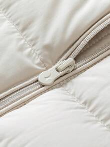 mini bala Boys Girls Down Coat Winter Cute Warm Jacket - Light Khaki - View 6