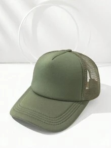 1 件装 男士运动拼色网眼海绵网透气迷彩棒球帽 - 彩色 - 查看 7