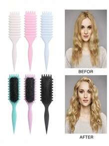 Escova Definidora de Cachos, Escova de Cabelo Mais Recente de 2025, Escova de Cachos, Modelar e Definir os Cachos das Mulheres pela Candybrush, De Volta às Aulas, Essenciais de Viagem e Feriados, Acessórios de Cabelo para Mulheres