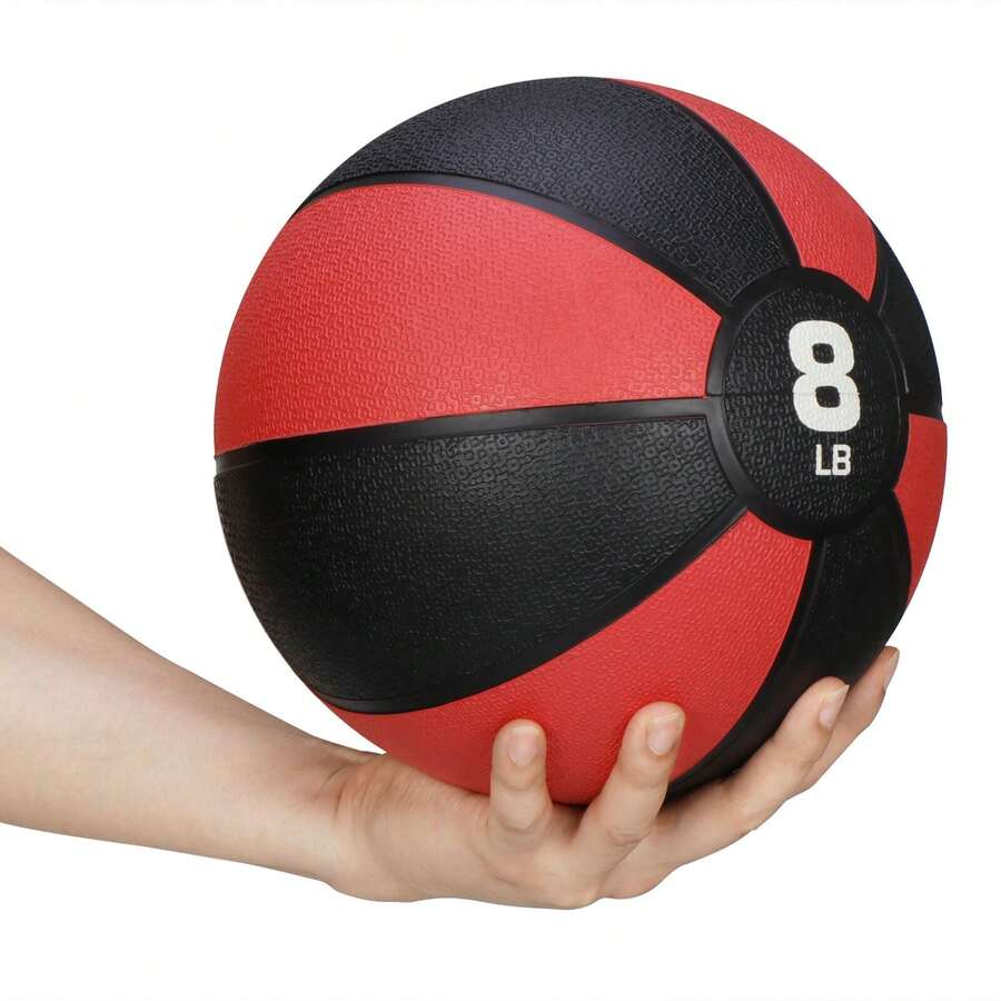 USED Pro Workout Weighted Easy Grip Medicine Ball Body Balance Sport