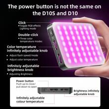 自拍环形灯 129 RGB 可充电夹子填充视频会议灯带前后夹,可调节 3 种灯光模式和 RGB 多级调光,适用于手机、iPhone、Android、iPad、笔记本电脑,适用于化妆、手机摄影、自拍、Vlog - 彩色 - 查看 8