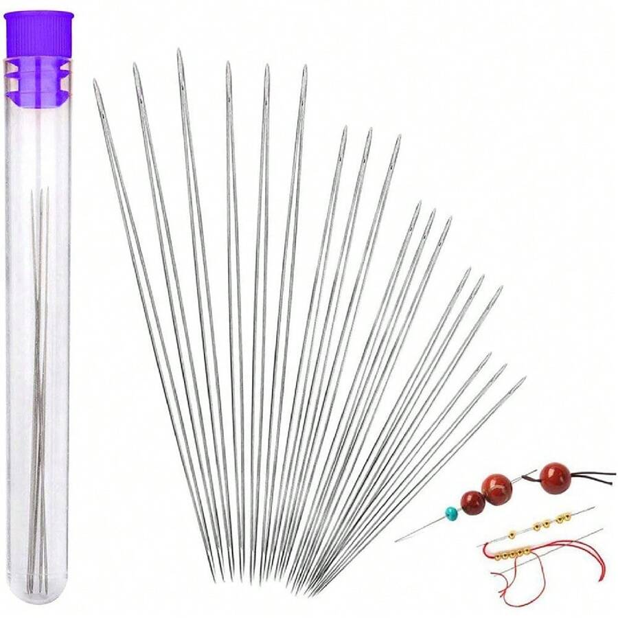 Beading Needles, Various Sizes Seed Beads Needles Big Eye Beading