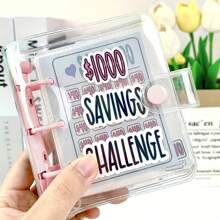 1000 Savings Challenge Binder, 52 Weeks Money Saving Challenge Binder, 2024 Reusable Mini Budget Planner With Cash Envelopes, Reusable Savings Binder, Suitable For Home, Gifts, Vacation And Holidays (Halloween, Christmas) Etc., Bohemian Style - Multicolor - View 14