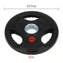 2PCS 5kg Grip Weight Plates Set Lifting Weights Discs Cast Iron Rubber Gym - Variant1 - View 3