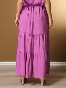 Women's Viscose Set Stripes, New Premium Model - Màu Lilac Tím - Xem 9