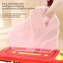 Una caja de pañuelos que los bebés no pueden romper, un juguete de dibujo de papel para que los bebés usen sus dedos para dibujar pañuelos como ejercicio, educación temprana y confort (color de pañuelo aleatorio) - Multicolor - Ver 6