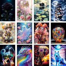 1000pcs DIY Jigsaw Puzzle, Seamless Adult Jigsaw Puzzle Designed For Birthday, Halloween, Thanksgiving, Easter, High Quality Family Fun Puzzles, 50cm X 70cm / 19.7in X 27.5in - Multicolor - View 12