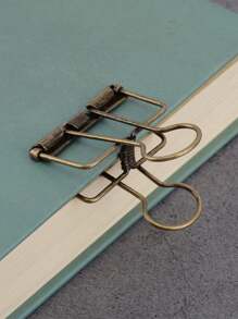 1 个复古多色回形针，适用于桌面文件整理、返校、学校用品 - 銅色 - 查看 11