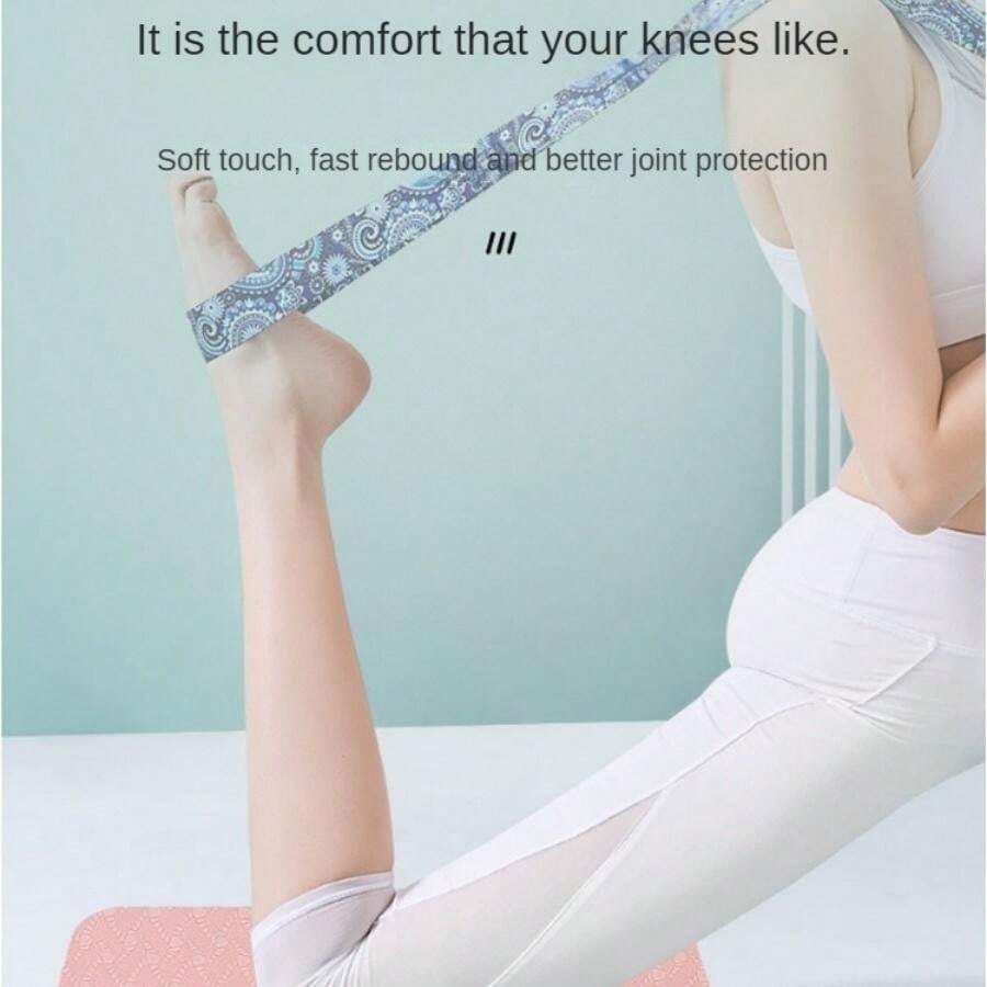 A Pair Of TPE Fitness Wheel Portable Yoga Mat Elbow Mat Special