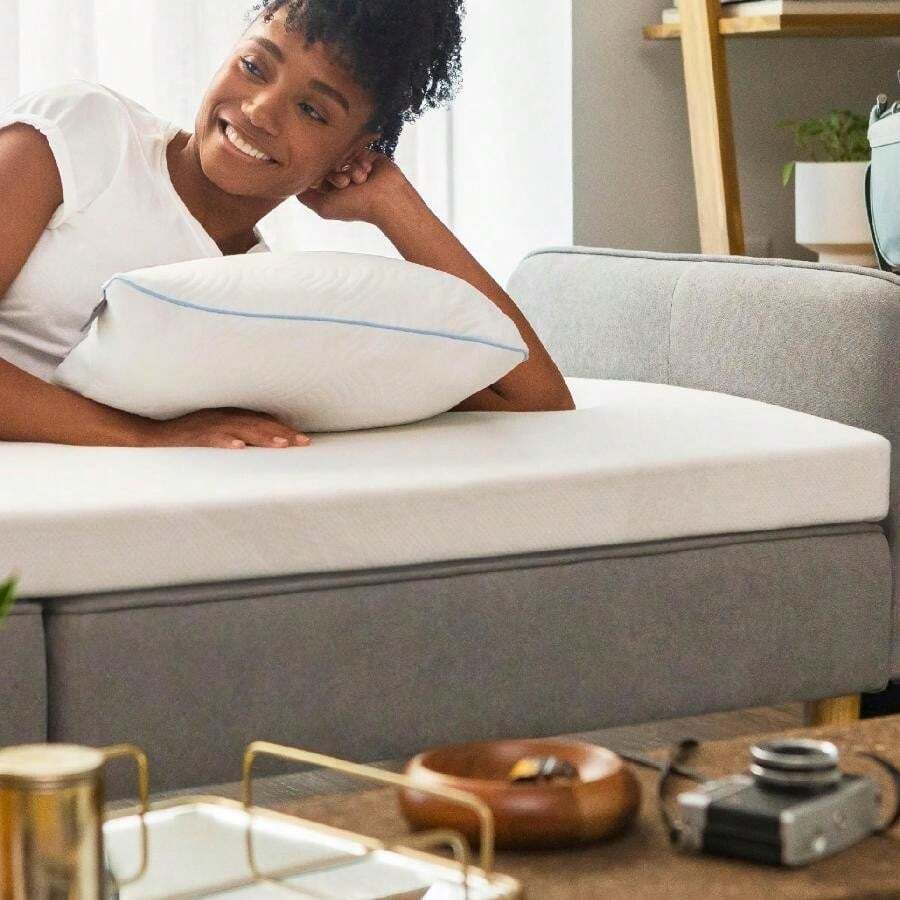 3Inch Memory Sponge Mattress, Queen Size Bed, White SHEIN USA