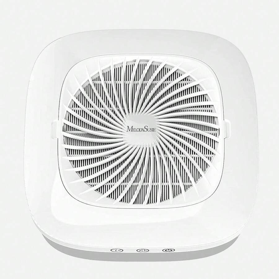 Melody Susie Nail Dust Collector With Washable Filter, High Suction Power Vacuum Fan For Manicure And Pedicure, White, Salon-Grade For Acrylic Gel Polishing - 白色 - 查看 1