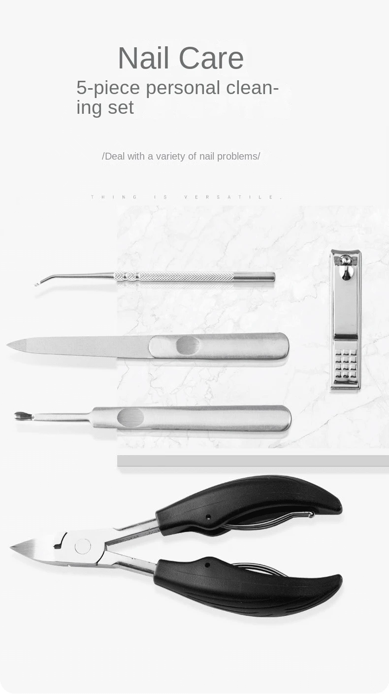 Stainless Steel Eagle Beak Nail Clippers, Double Spring Embedded Nail ...