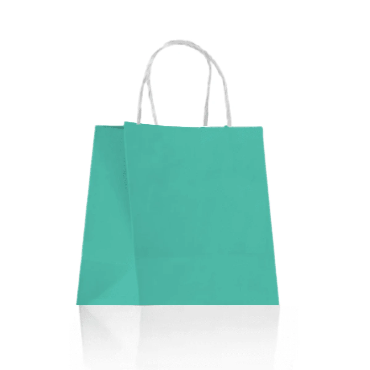 Extra Small Colorful Paper Bag - 16x16x7 - Kit 10 - 薄荷藍 - 查看 1