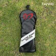 1 件兔耳高尔夫球杆头套高尔夫球杆套，球道木混合套套装球杆头保护套装