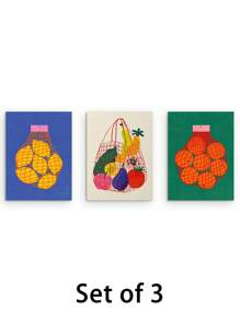 1 tấm áp phích nghệ thuật treo tường nhà bếp không khung, tranh vải in trái cây đóng túi, nghệ thuật ẩm thực, trang trí nhà bếp, phòng ăn, trang trí nhà phòng khách - Nhiều màu - Xem 22