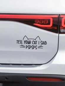 1 pieza Pegatina decorativa para coche para ventana, carrocería y luneta trasera - 33X14,6cm - Ver 3