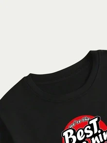 Best Class Nine T-Shirt Men's Cotton Shirt Premium Print Casual Streetwear - 黑色 - 查看 5