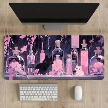 Non-Slip Cute Cat Mouse Pad For E-Sports And Office Use - Large Desk Accessory For Keyboard And Computer Mouse - Perfect Gift For Teens And Loved Ones