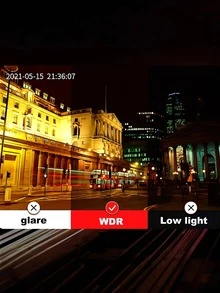 双镜头车载 DVR 行车记录仪，1080P 高清视频录制，双摄像头，2.0 英寸高清显示屏，170° 广角，循环录制，自动覆盖，清晰捕捉车辆的每个细节 - 查看 11