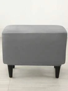 1 件装柔软天鹅绒脚凳套家居装饰脚凳套四季防污沙发脚凳套适用于客厅卧室酒店酒吧