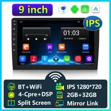 通用 7 英寸 9 英寸 10 英寸 2Din Android Auto Carplay 汽车收音机音频多媒体播放器 32G GPS FM 多媒体视频 MP5 播放器 Android 通用 Carplay 汽车收音机 - 黑色 - 查看 12