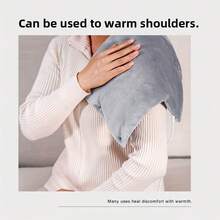 SULVGO Graphene Heating Pad, USB Powered, Adjustable Temperature, Explosion-Proof, Portable Hand & Belly Warmer, Crystal Super Soft Plush Fabric - Personal Care Electronics