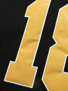 定制姓名和号码男友风格男士刺绣篮球球衣黑色圆领个性无袖衬衫派对比赛训练比赛运动上衣 DIY S-Xxl