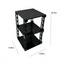 16x16 Baseplate Double-Layer Display & Storage Rack - Multicolor - View 2