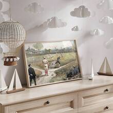 1Pc Bóng Chày In Tường Phòng Bé Trai Cổ Điển Nghệ Thuật Thể Thao Phòng Trẻ Em Nghệ Thuật In Trung Tính Trang Trí Phòng Bé Trai Phòng Trẻ Em In - Nhiều màu - Xem 6