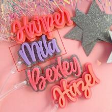 Mặt dây chuyền túi Acrylic tùy chỉnh, Nhãn tên túi nhiều màu, Quà tặng cho bạn bè và gia đình, Mùa thu/đông - Nhiều màu - Xem 17