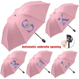 Umbrella Sun Umbrella Folding Umbrella Travel Essentials Dual-Purpose Sun Rain Umbrellas Fully Automatic Umbrellas UV Protection Increased Thickness For Both Men And Women Windproof Compact Collapsibleumbrella Sun Protection Outdoor Shade Cute Umbrella For Campervan Girl Women Boy Man Travel Essential Folding Large Small Middle Waterproof Lightweight Teacher Mom Father Christmas Gifts Portable Transparent Mini Pocket