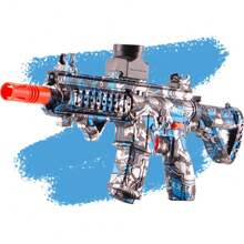 Rechargeable Electric M416 Blaster Gun - Metallic Finish - Automatic Outdoor Toy For Team Activities - Perfect Gift For Birthdays, Easter, Christmas, Halloween, And Thanksgiving (Bullets Not Included) - 彩色 - 查看 7