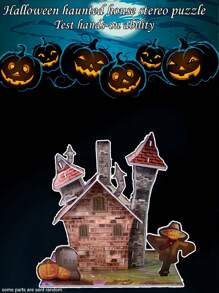 3D Puzzle Toy, Aerospace Shuttle Rocket Spacecraft Assemble DIY Puzzle Model, Miniature City Street Scene, Children Small Particle Building Blocks Toy