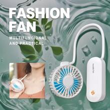 NetHong Portable Rechargeable Handheld Fan - Small Quiet Personal Cooler Powered Desk - Blue - View 1