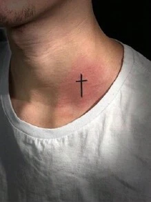 3 件装临时纹身图案，适合男女，性感派对装饰性身体贴纸，3D 卡通绘画逼真纹身