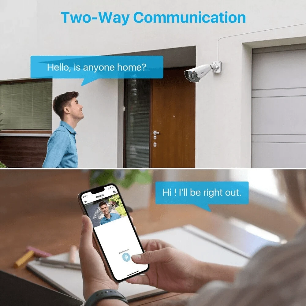 ZOSI ZOSI 4K NVR 5MP PoE CCTV Camera System,8 Channel NVR And 8X5MP