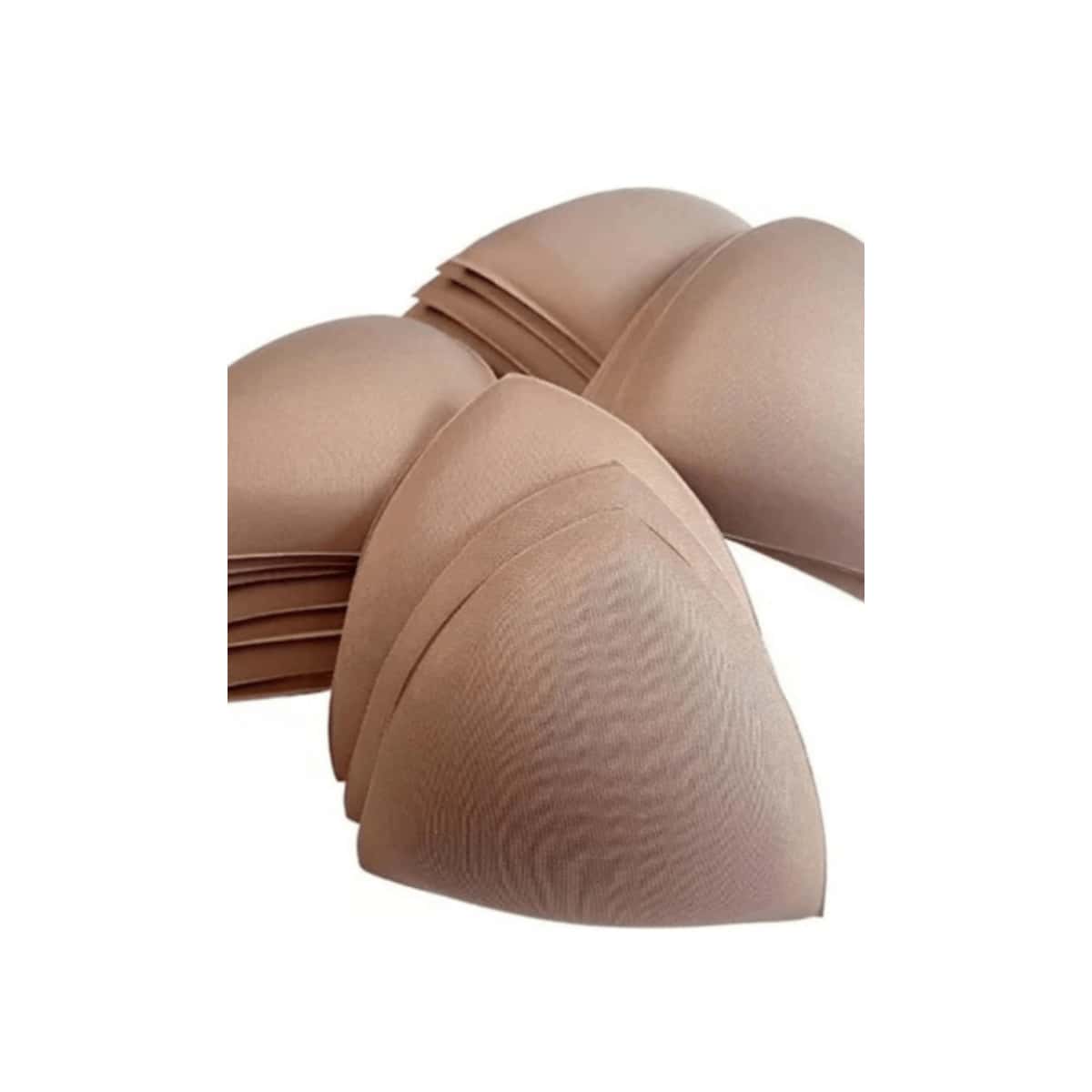 Kit 5 Pairs Plain Triangle Bra First Line Top M - Chocolate - 查看 1