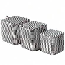 Clothing Storage, Foldable Blanket Storage Bag, Storage Container, For Organizing Bedroom, Closet, Clothes, Comforter, Storage Bag With Lid And Handle, Foldable Storage Bag, Large Transparent Window And Handle, Suitable For Clothes, Blankets, Closet, Bedroom, Etc. - Chidori - View 1