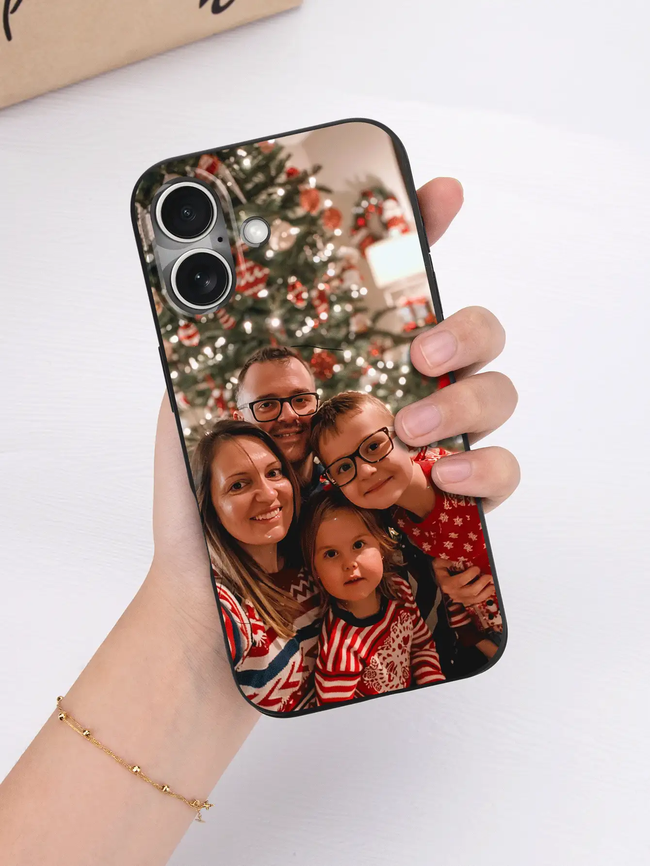 1 ốp lưng điện thoại màu đen in ảnh theo yêu cầu, tương thích với iPhone 15 Pro Max, 17 Pro Max, 17 Air, S24 Ultra, Redmi và các dòng máy khác. Phiên bản quốc tế, không phải phiên bản nội địa. - màu đen - Xem 3