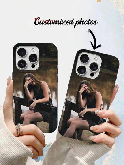 1pc Custom Full Screen Leather Texture Camera Lens Protector Phone Case Compatible With Iphone 16 15 14 13 12 11 Pro Max Stylish, Colorful, Cute, Contracted, Matching Phone Cases, Customized Ideal Gifts For Him Contracted, Funny, Custom, Personalized, Unique, Customized, Ideal Gifts For Him, Boyfriend, Girlfriend, Family, Friends, Grandparents, Couple, For Anniversaries, For Birthdays,Season Picks