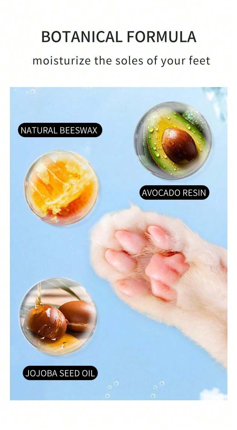 1 Box 50g Pet Paw Balm, Hydrating Paw Wax For Dry Cracked Paw Pads