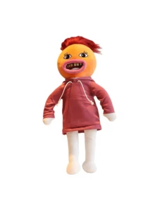 Divertente e strano pupazzo di peluche di mostro arancione, bambola carina e adorabile come accessorio per giochi , per il fai da te - multicolore - Visualizzare 9