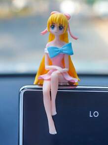 1 buah Ornamen Mobil Kartun Gadis Lucu Ornamen Dekorasi Interior Mobil Dekorasi Konsol Tengah Ornamen Kecil - Satu-Ukuran - View 16