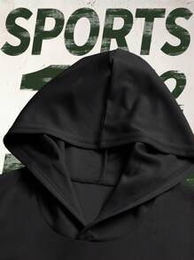 女士无袖跑步背心 健身房健身慢跑瑜伽速干透气连帽衫 运动服 - 黑色 - 查看 7