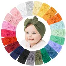 22 piezas/Set Diademas de bebé de varios colores, diademas de nailon suave y anchas con lazos, accesorios para el cabello de niñas para recién nacidos, bebés, niños pequeños y niños (22 colores diferentes) Amor San Valentín