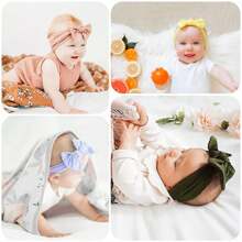 22 piezas/Set Diademas de bebé de varios colores, diademas de nailon suave y anchas con lazos, accesorios para el cabello de niñas para recién nacidos, bebés, niños pequeños y niños (22 colores diferentes) Amor San Valentín